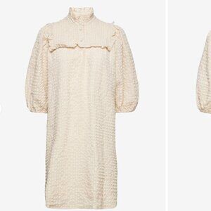 NWT - Selected Femme 3/4 Short Smock Dress with High Neck